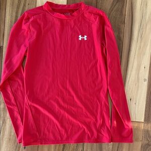 Under Armour Vibrant Red Heat Gear Performance Top